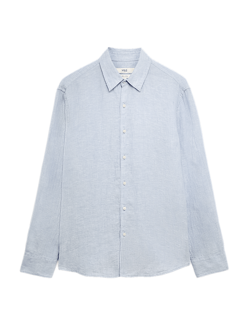 Regular Fit Pure Linen Shirt