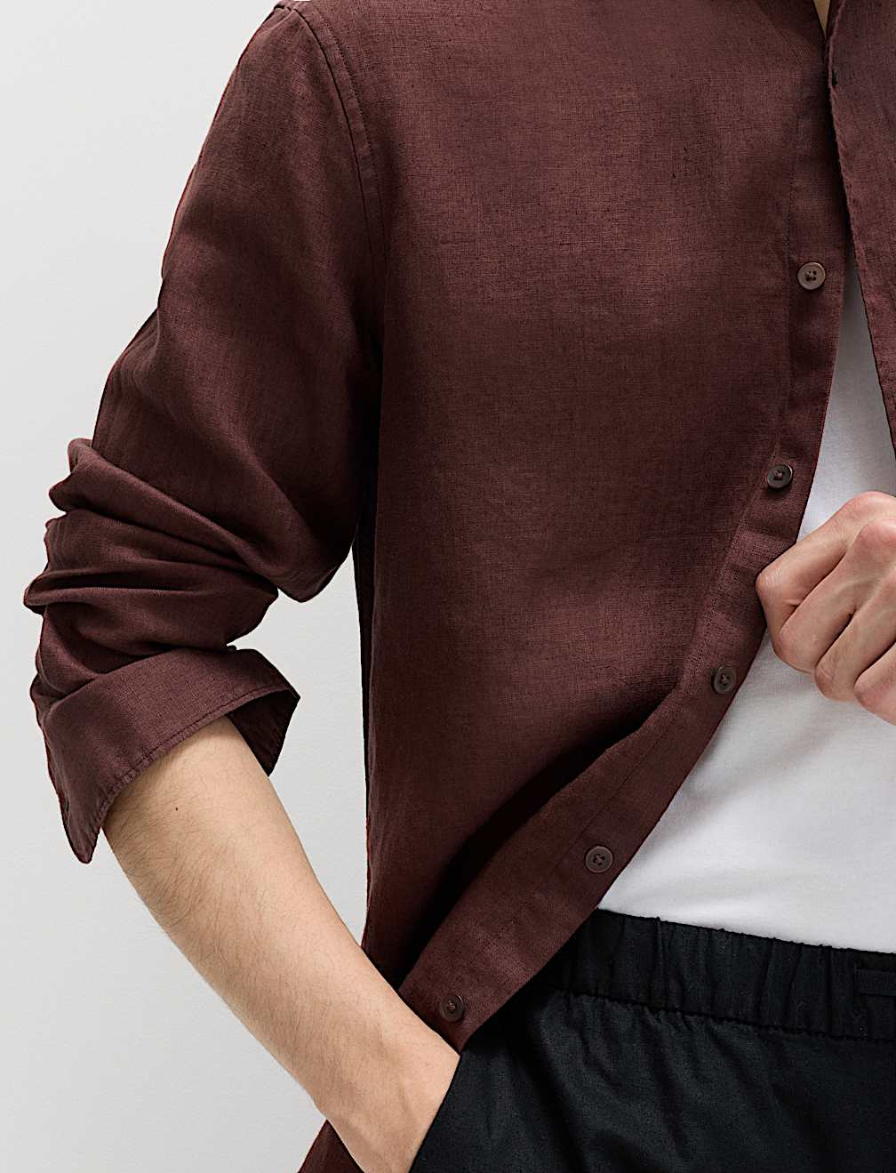 Regular Fit Pure Linen Shirt