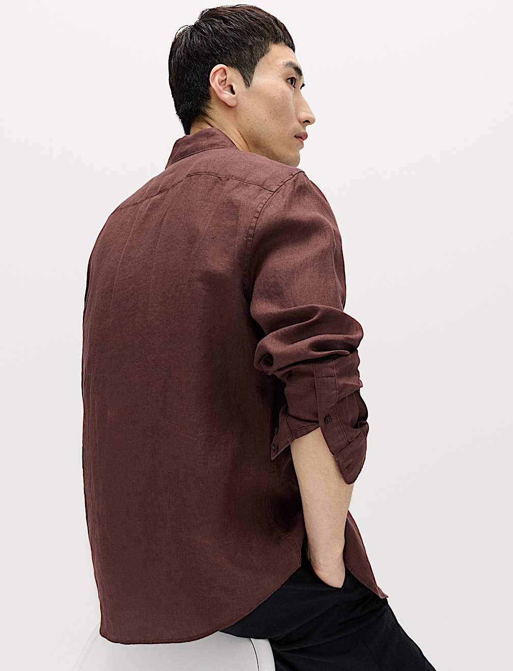 Regular Fit Pure Linen Shirt