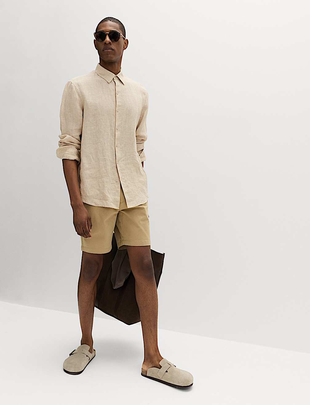 Pure Linen Check Shirt