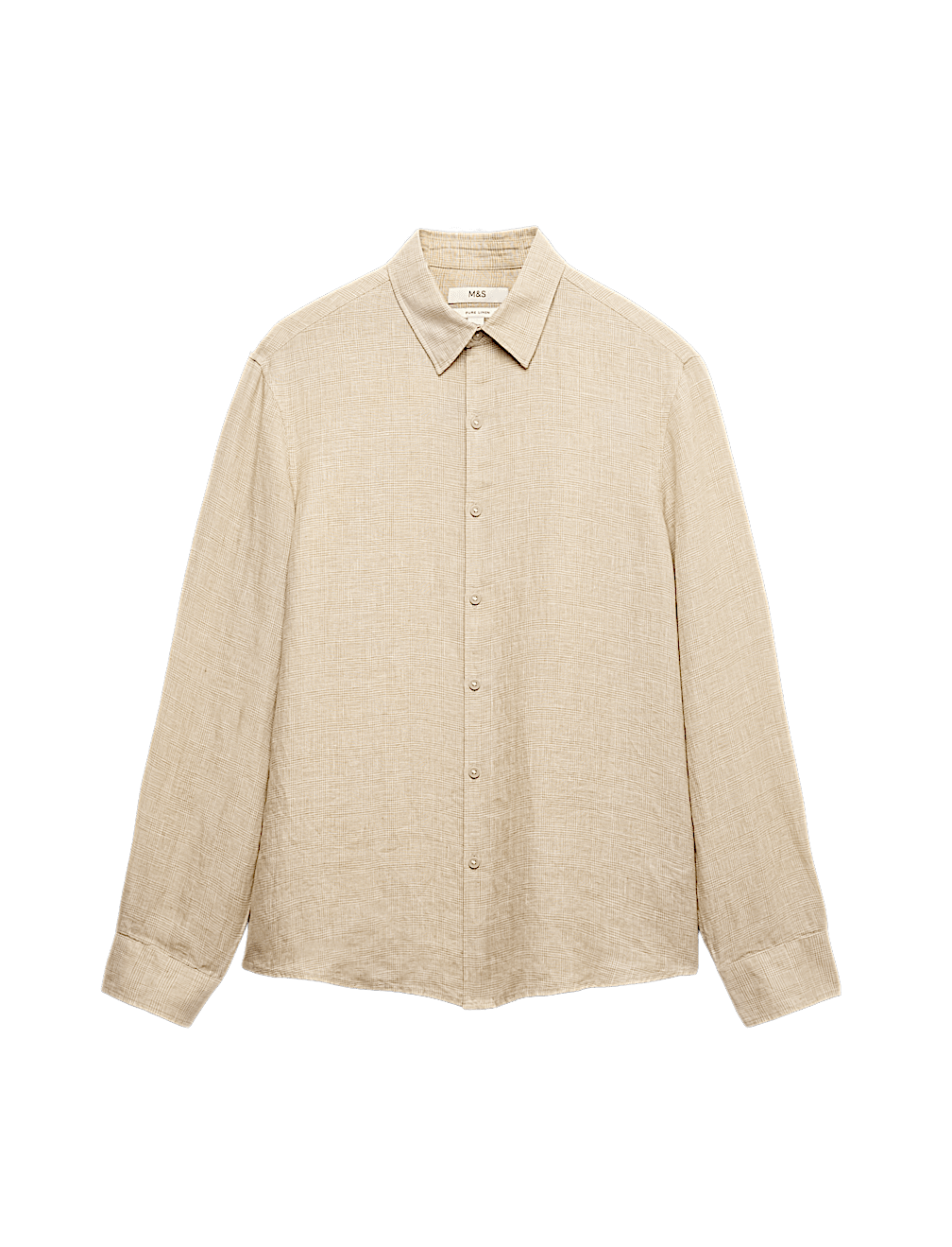 Pure Linen Check Shirt