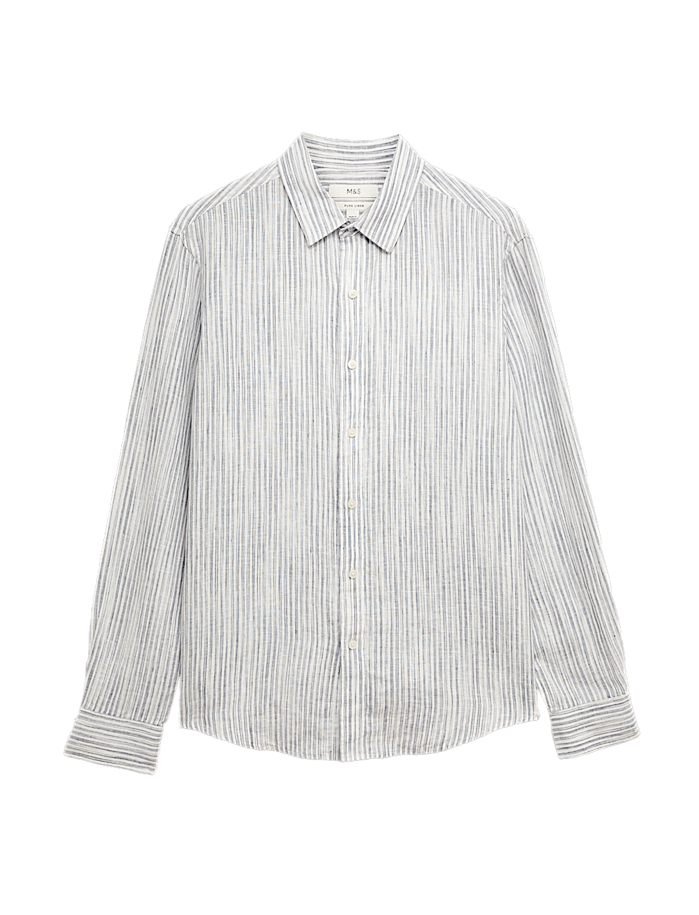 Pure Linen Striped Shirt