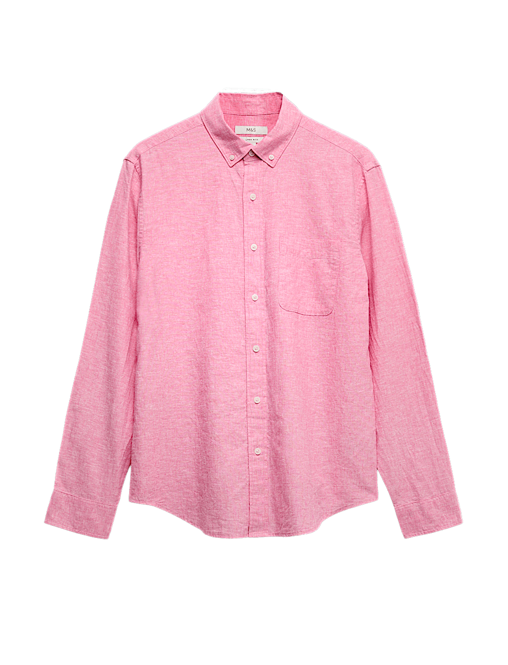 Regular Fit Cotton Linen Blend Shirt
