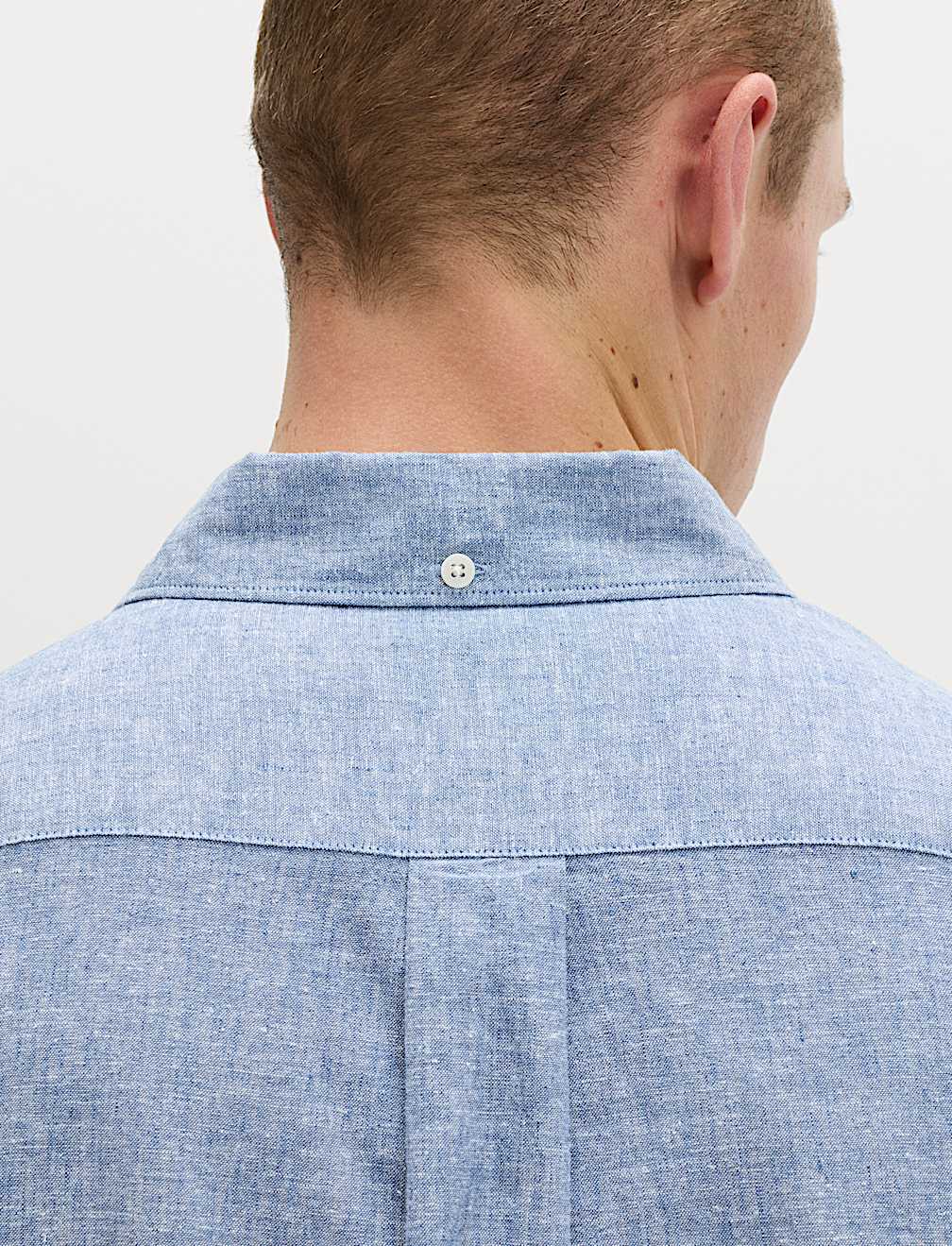 Regular Fit Cotton Linen Blend Shirt