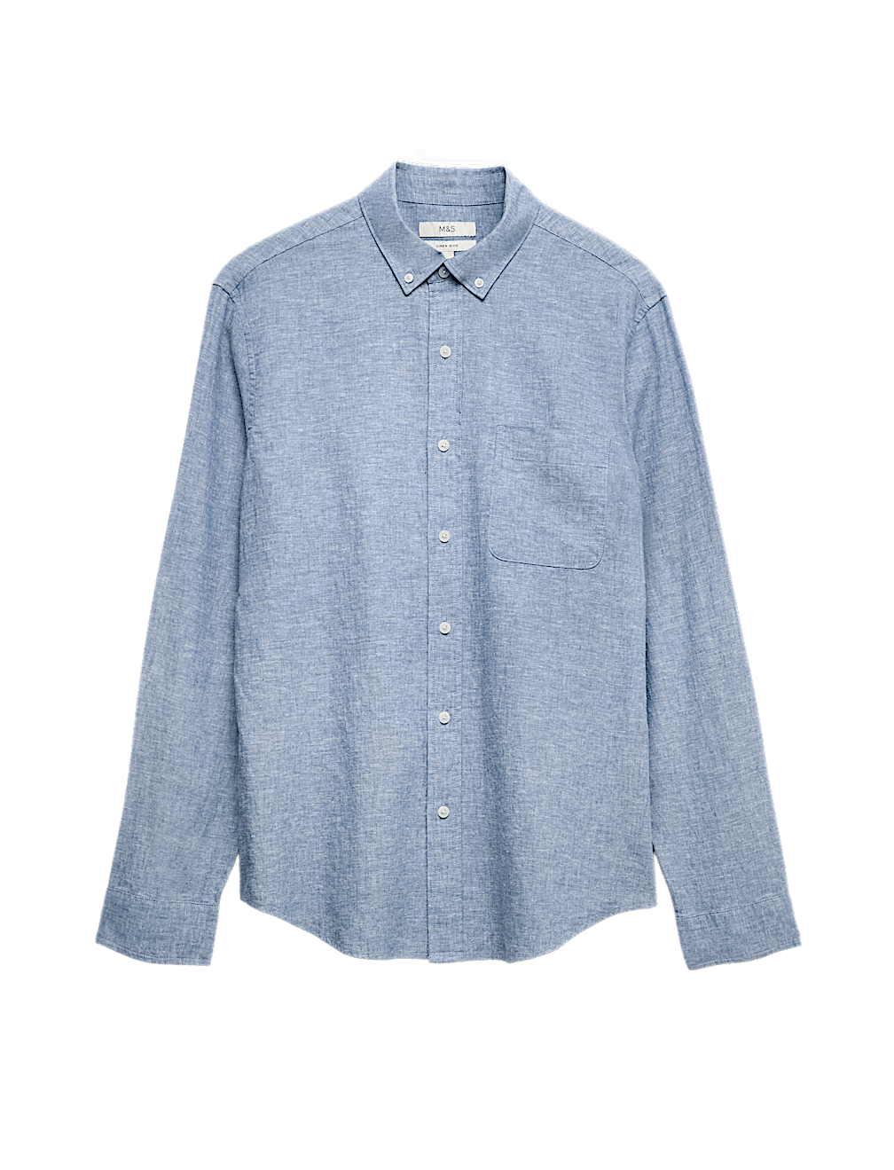 Regular Fit Cotton Linen Blend Shirt