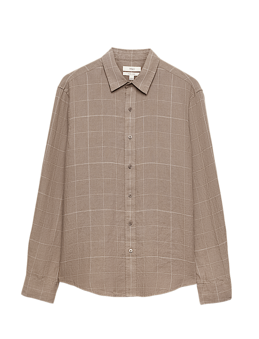 Pure Linen Check Shirt