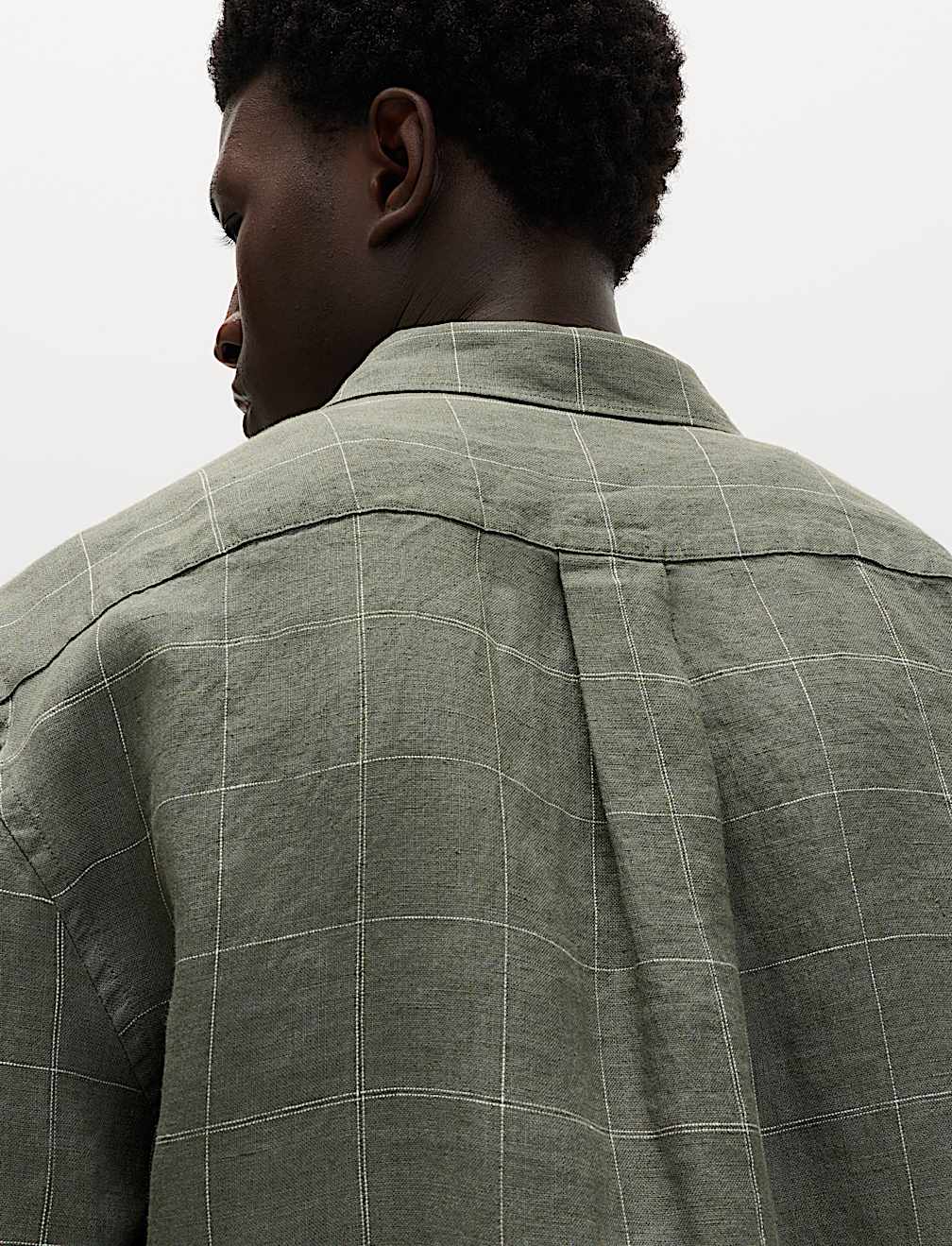 Pure Linen Check Shirt