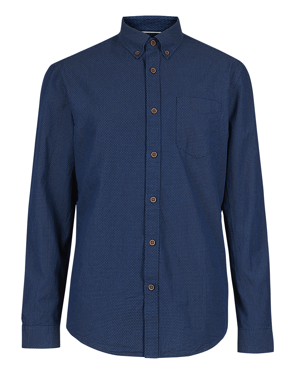 Pure Cotton Textured Shirt