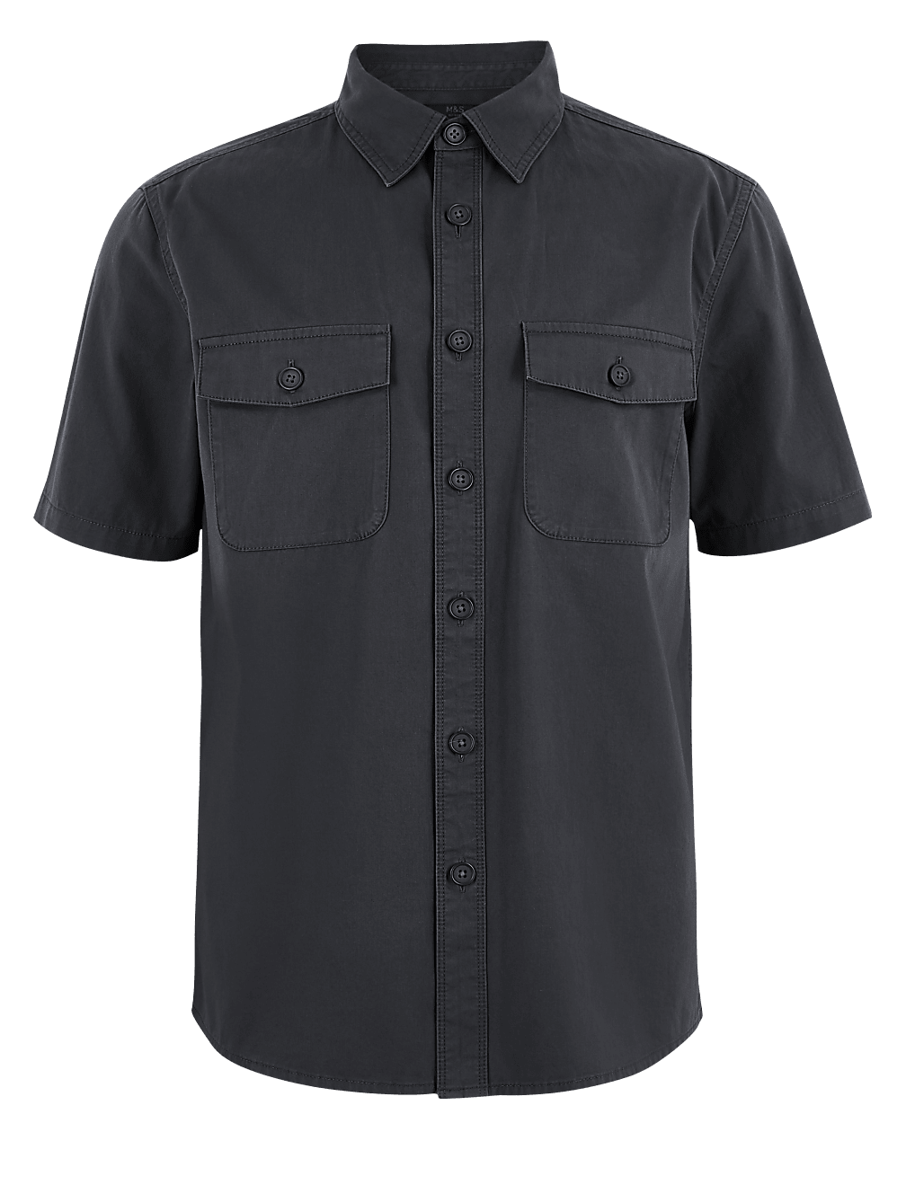 Pure Cotton Utility Overshirt