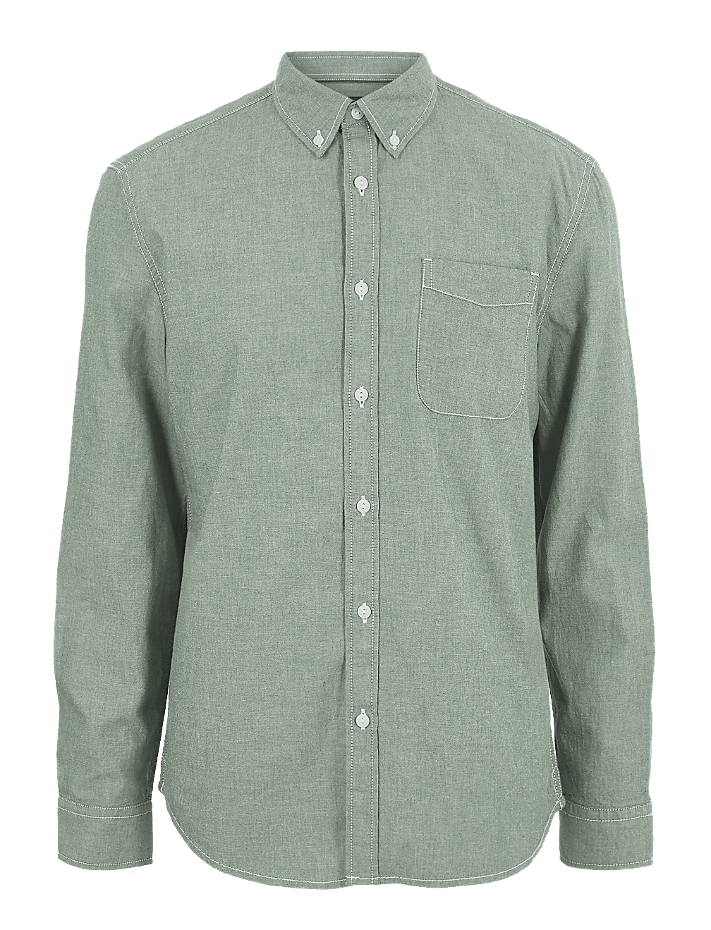 Pure Cotton Chambray Shirt