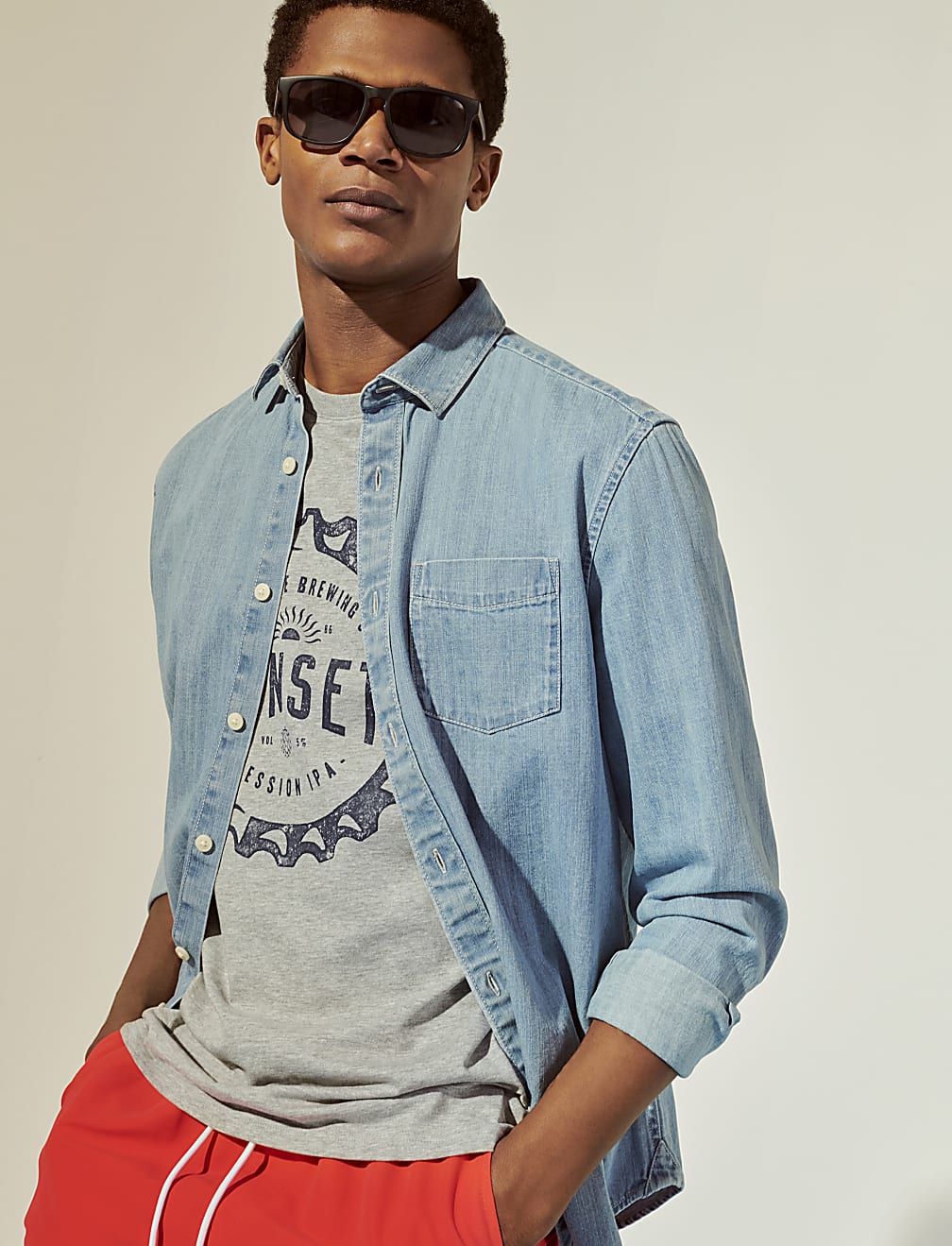Buy Denim Shirt at Marks Spencer