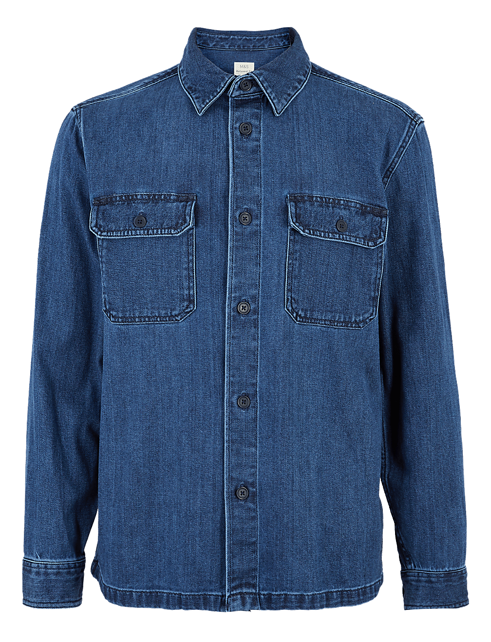 Denim Utility Overshirt