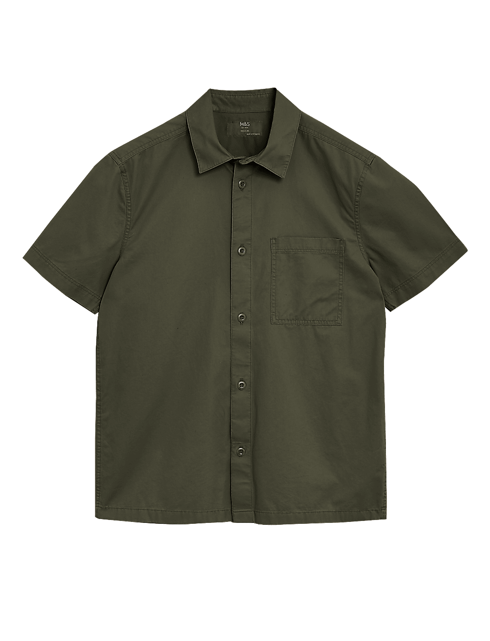 Pure Cotton Twill Utility Overshirt