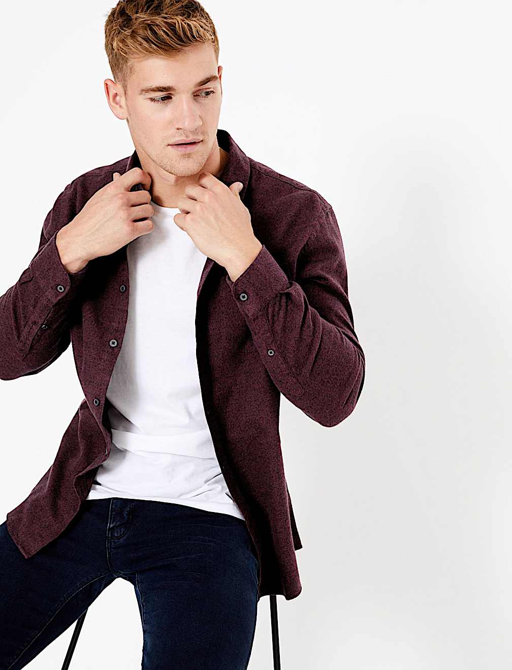 Pure Cotton Flannel Shirt