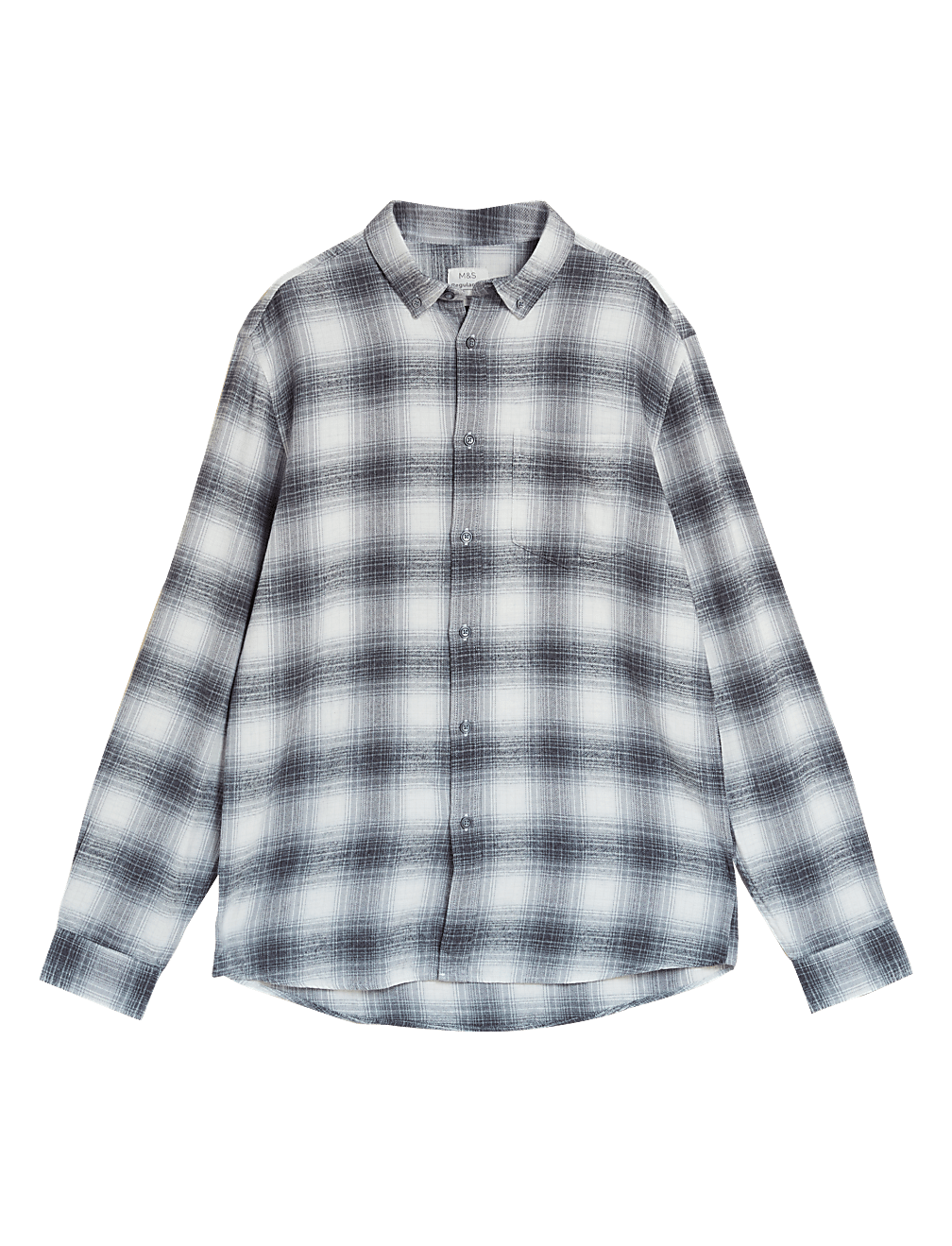Pure Cotton Flannel Checked Shirt