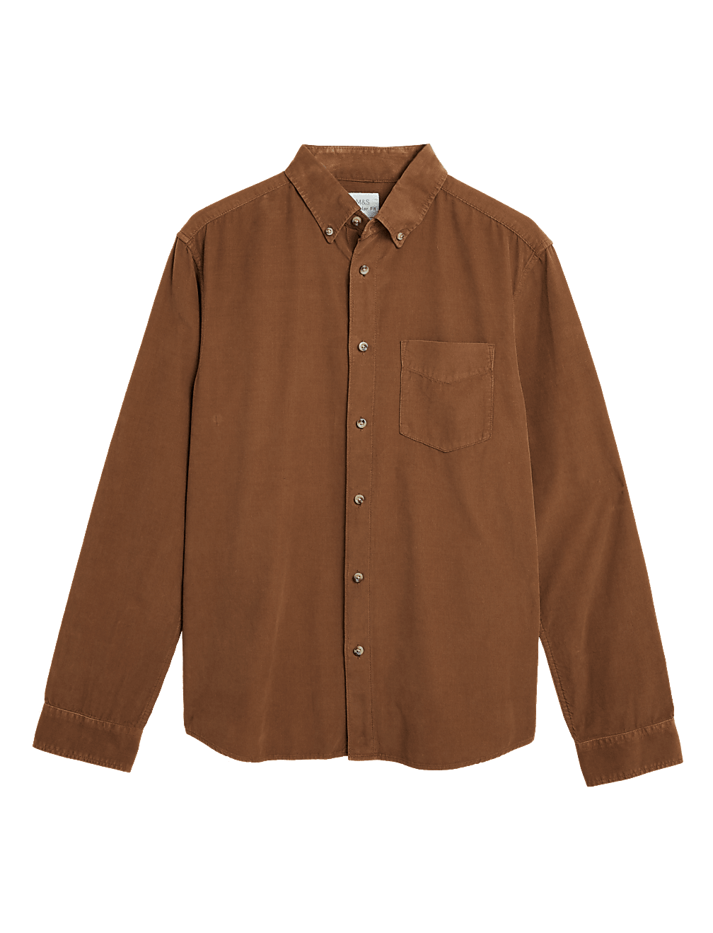 Pure Cotton Garment Dyed Corduroy Shirt