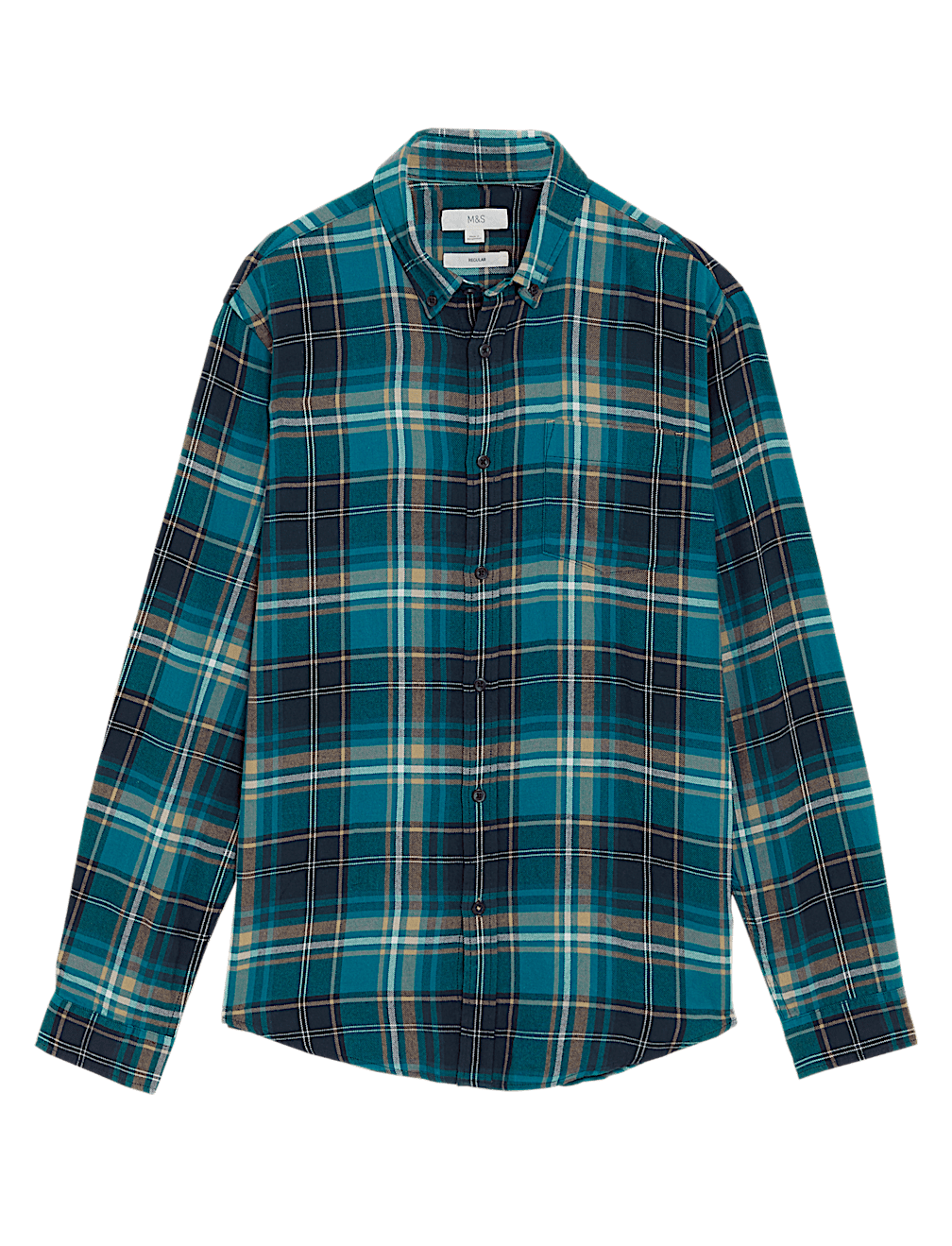 Pure Cotton Flannel Check Shirt