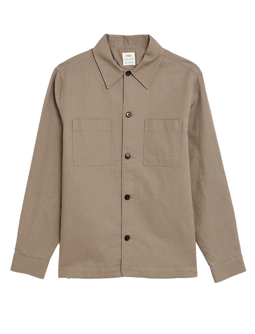 Linen Blend Overshirt