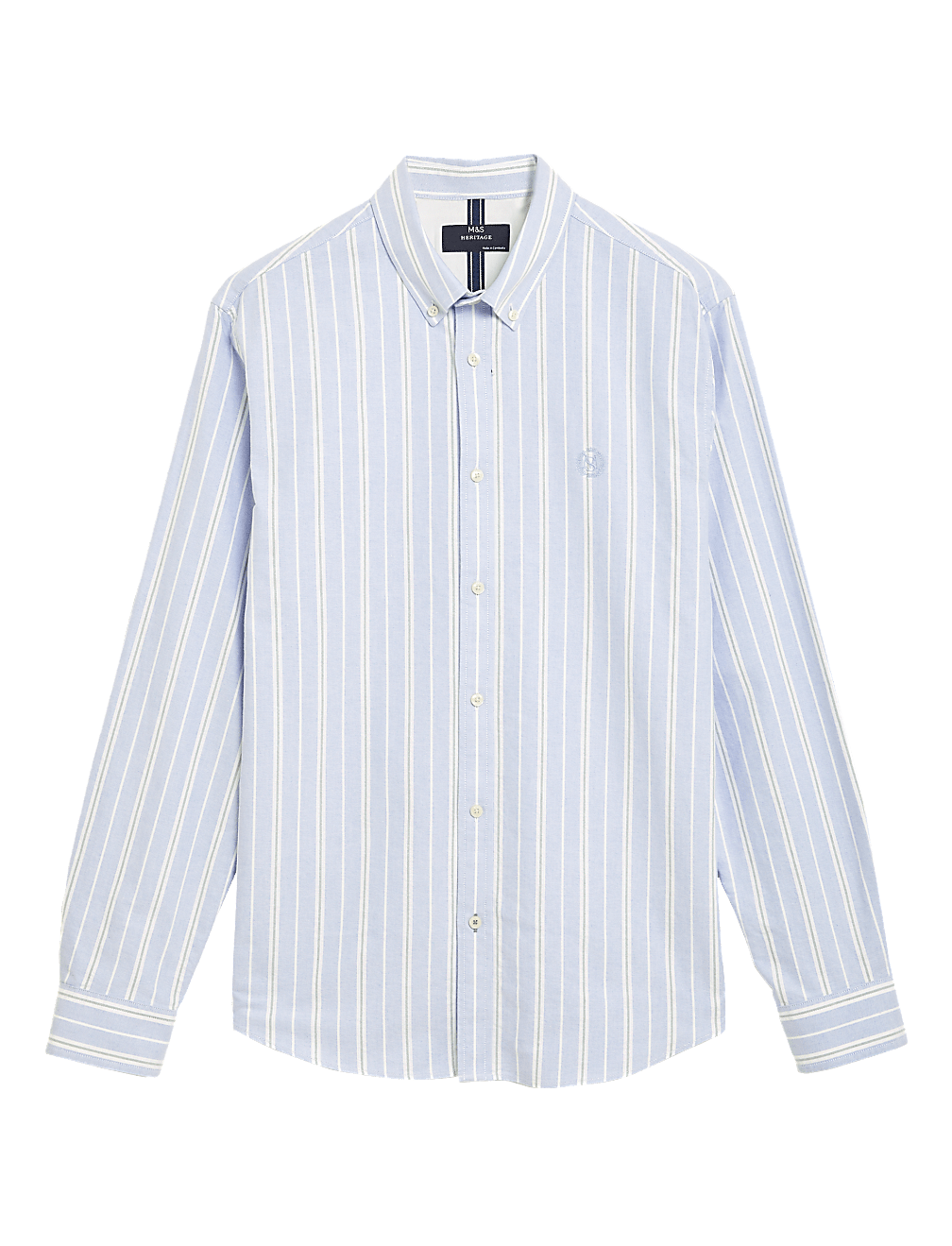 Pure Cotton Striped Oxford Shirt