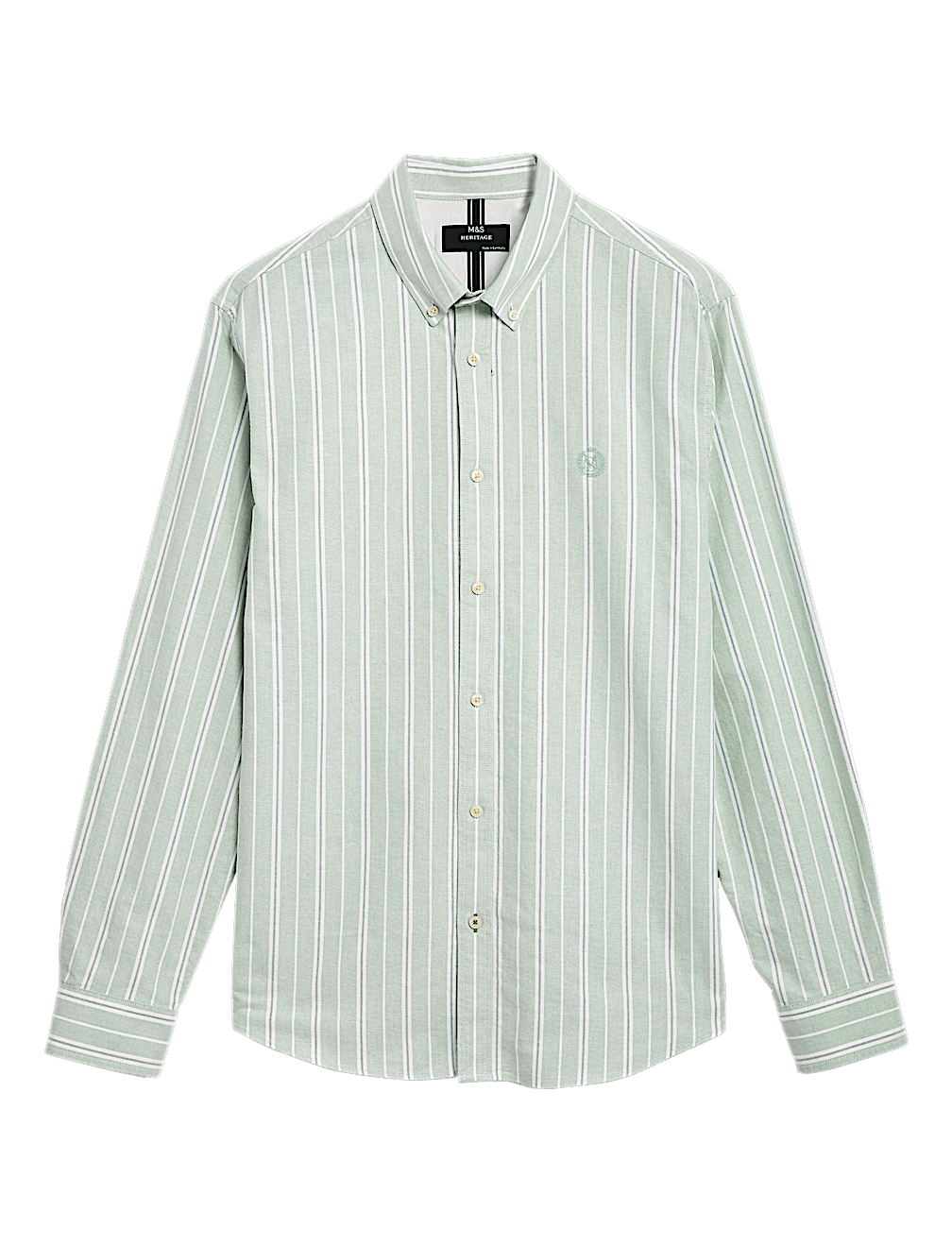 Pure Cotton Striped Oxford Shirt