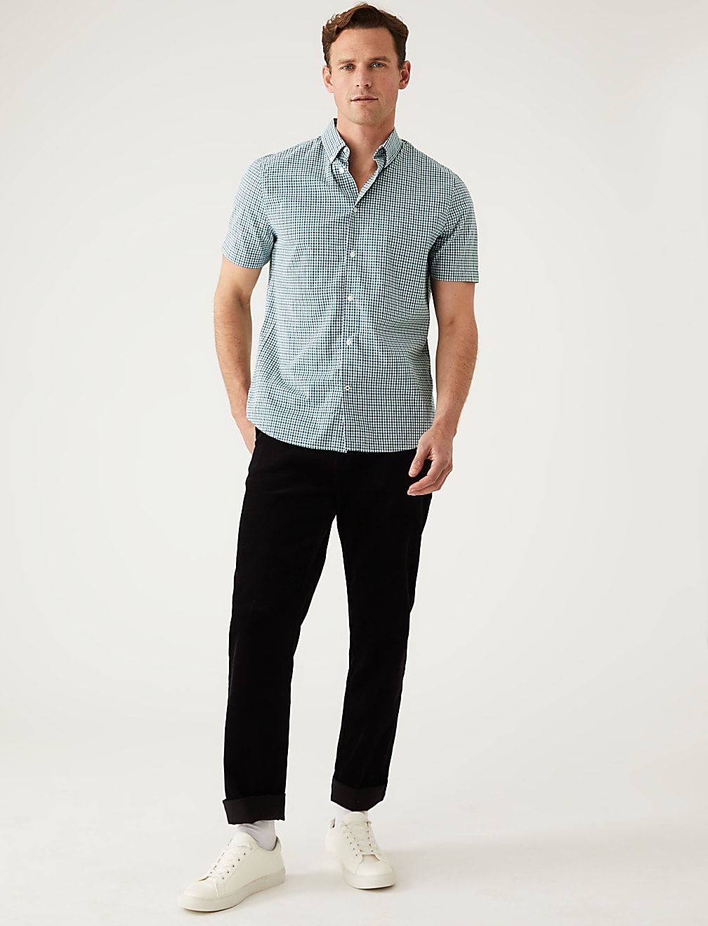 Pure Cotton Gingham Shirt