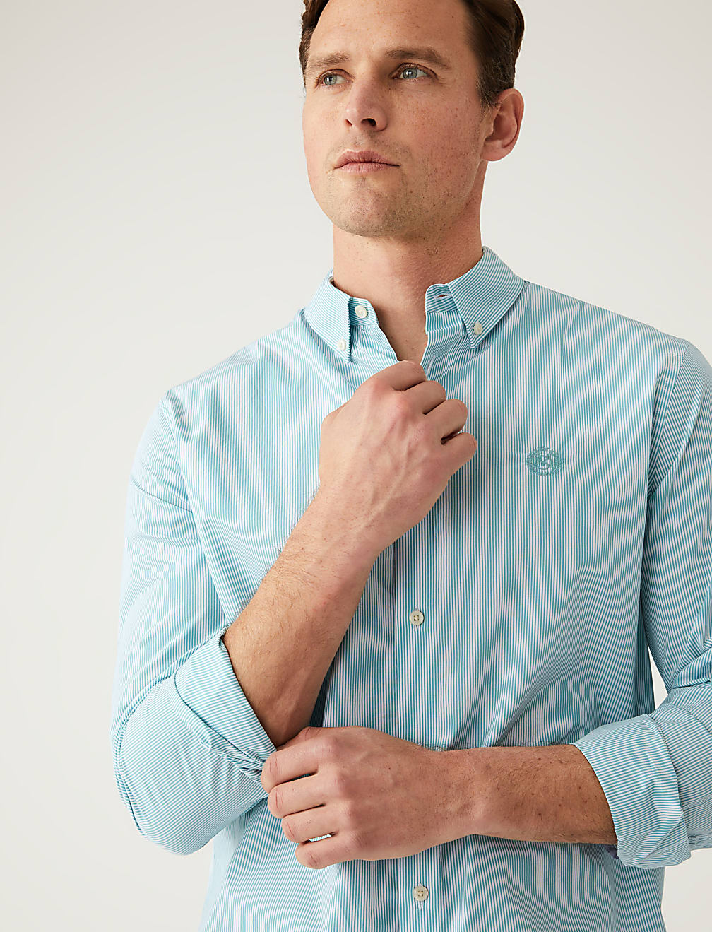 Pure Cotton Striped Shirt