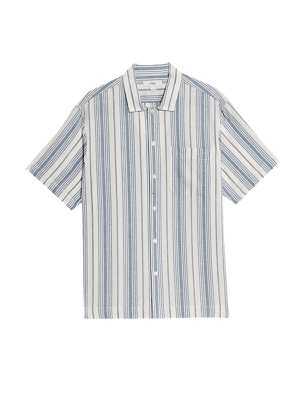Easy Iron Pure Cotton Striped Shirt