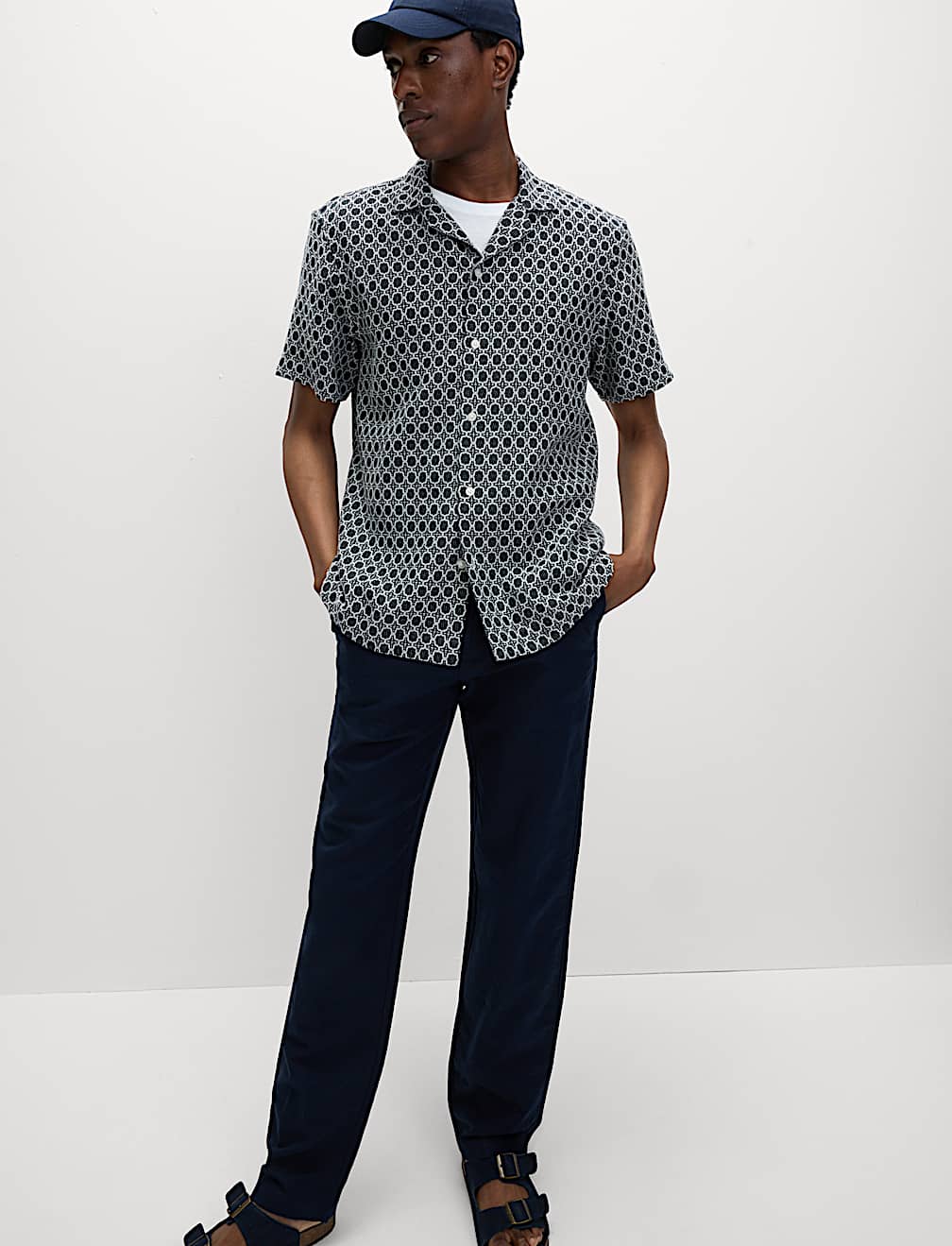 Cotton Rich Jacquard Shirt