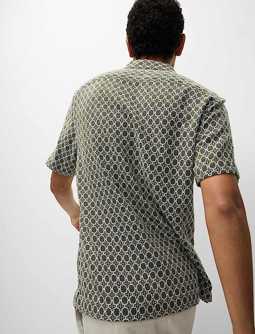 Cotton Rich Jacquard Shirt