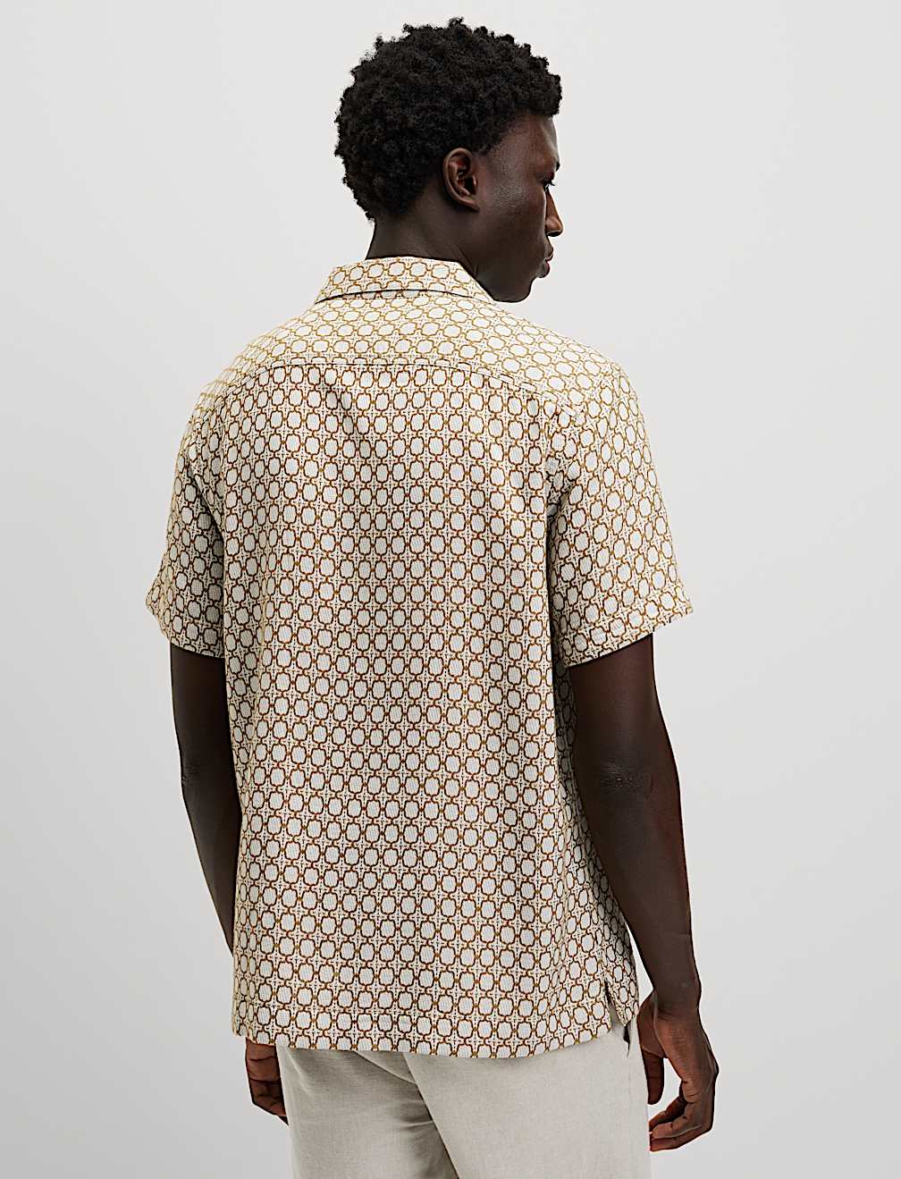 Cotton Rich Jacquard Shirt