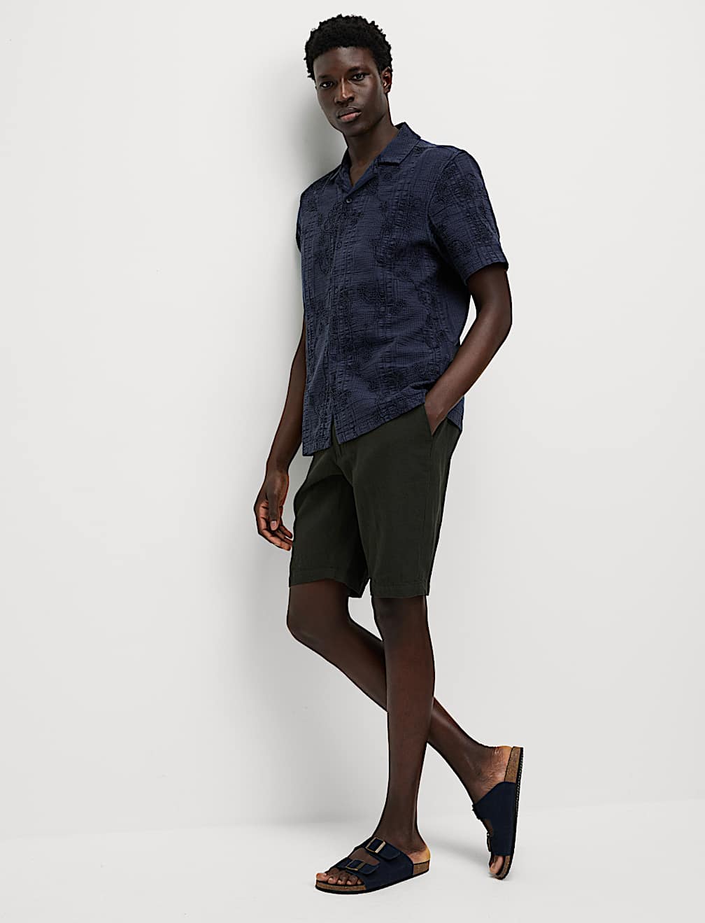 Pure Cotton Seersucker Shirt