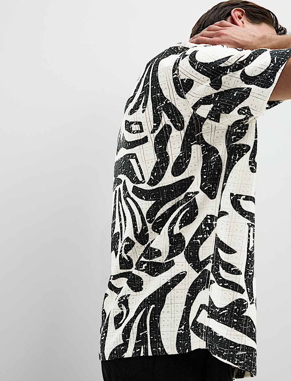 Regular Fit Abstract Print Short Sleeve Shirt