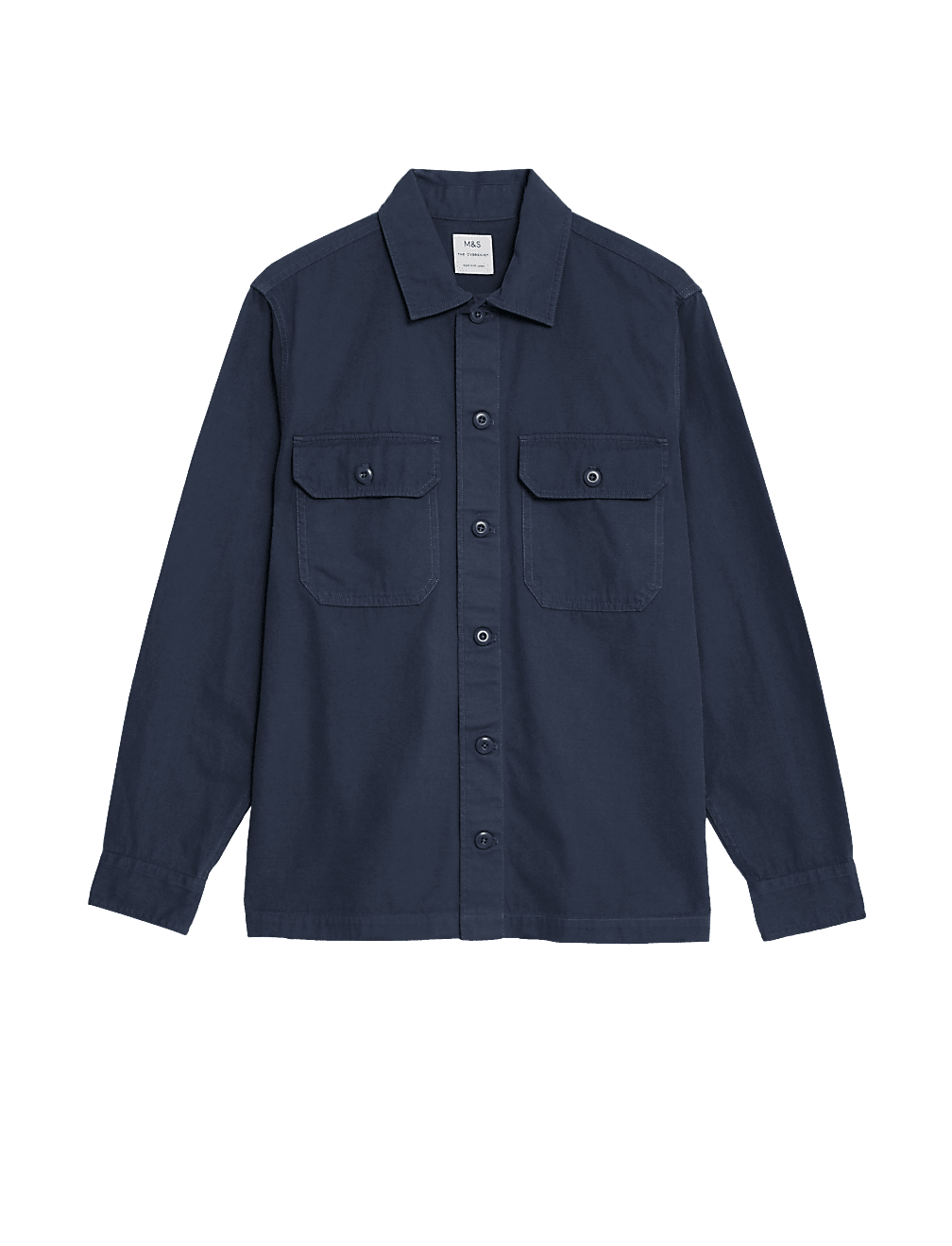 Pure Cotton Utility Overshirt