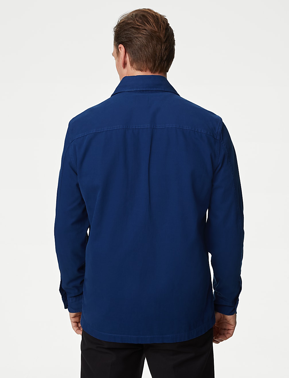 Pure Cotton Utility Overshirt