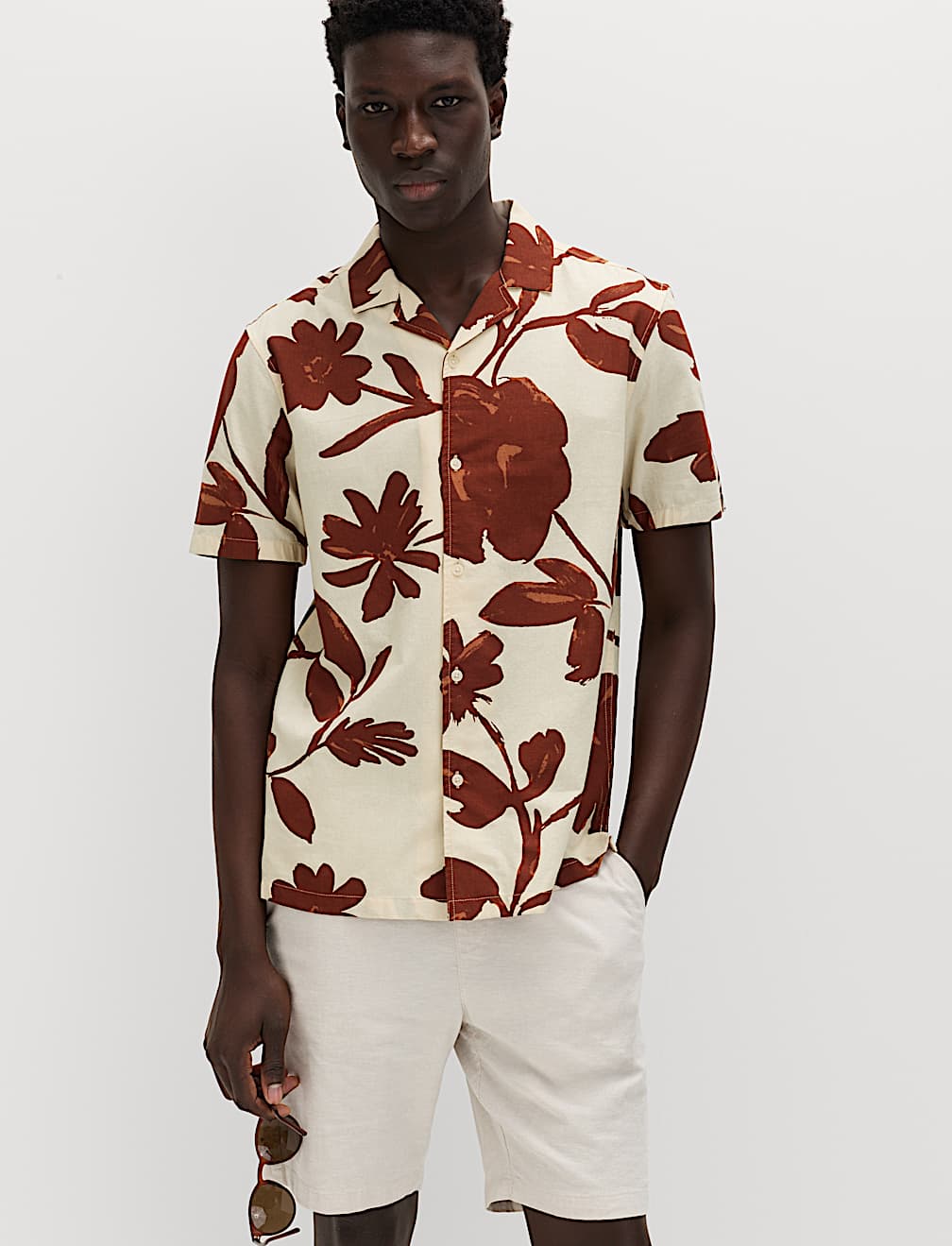 Regular Fit Pure Cotton Short Sleeve Shirt