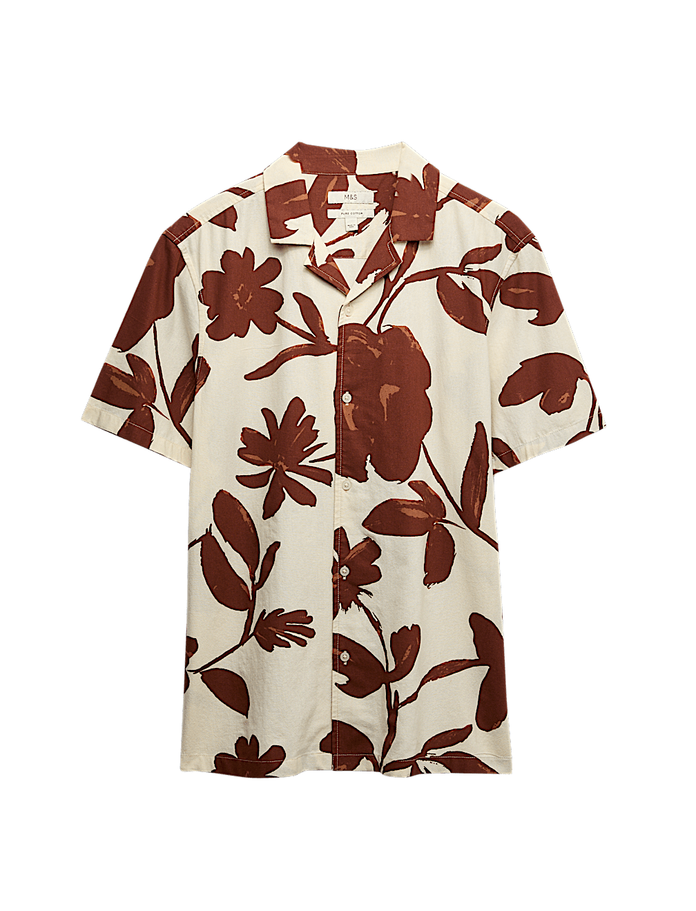 Regular Fit Pure Cotton Short Sleeve Shirt