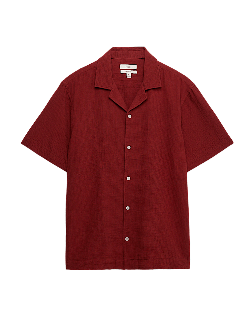 Pure Cotton Textured Shirt