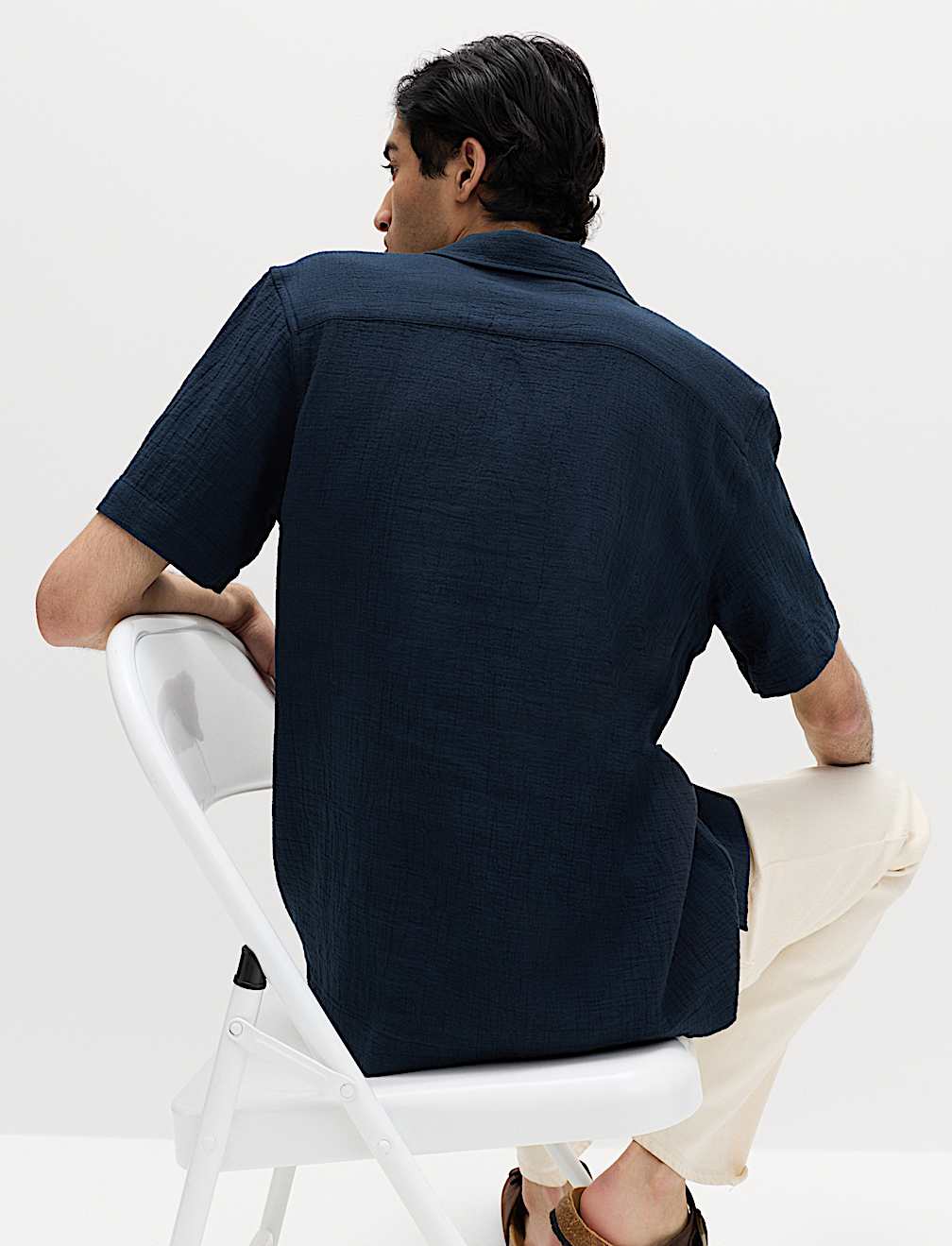 Pure Cotton Textured Shirt