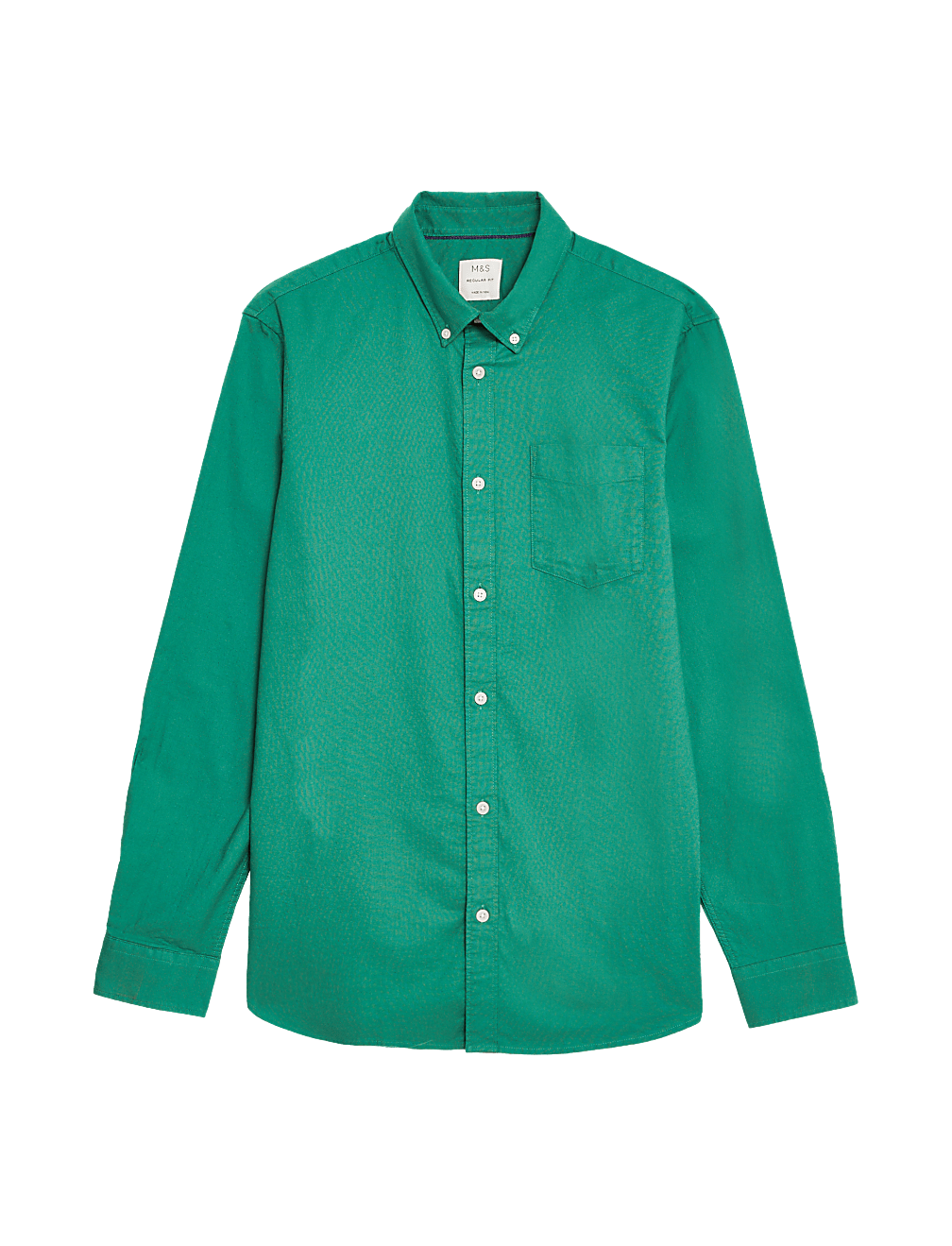 Easy Iron Pure Cotton Oxford Shirt