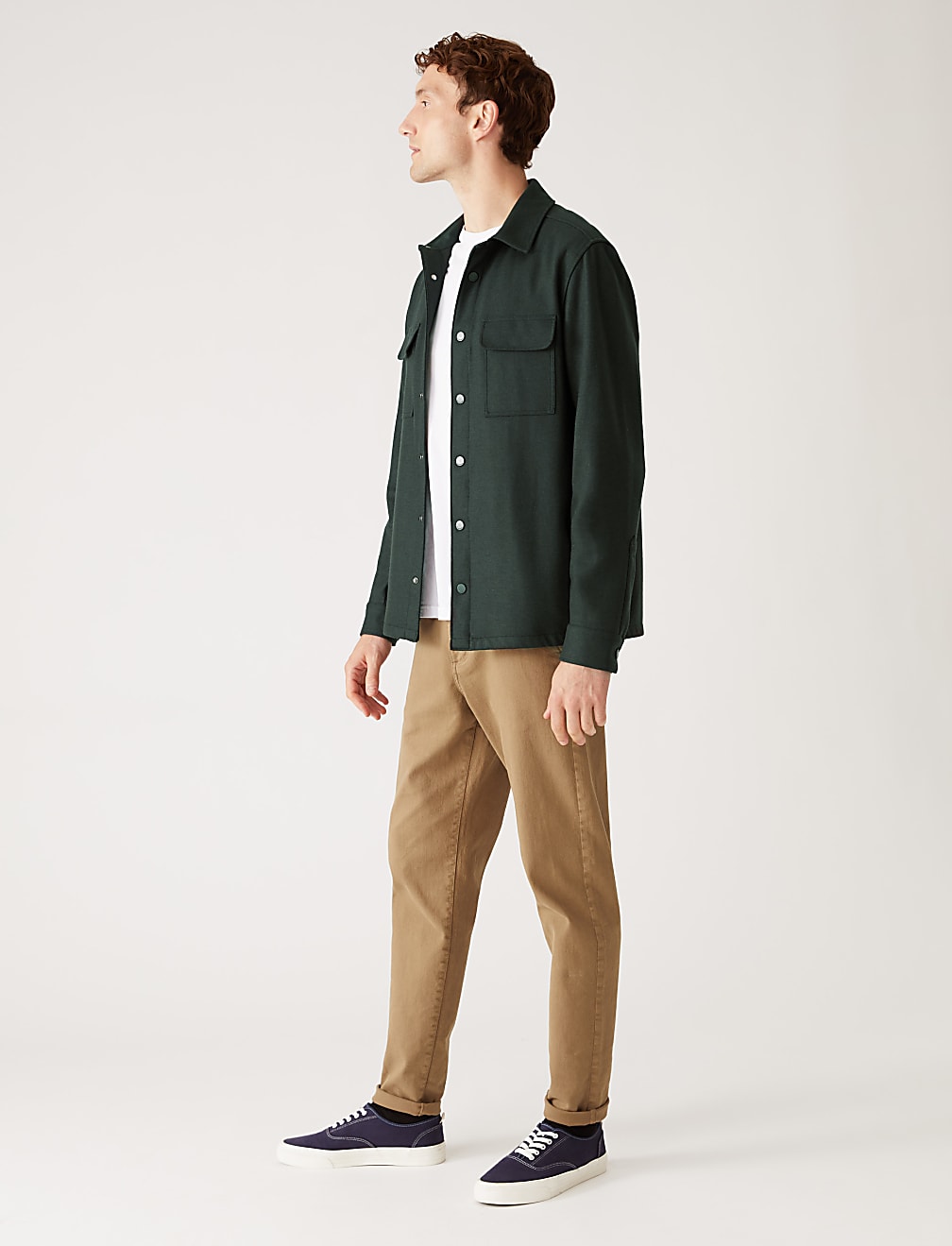 Wool Blend Overshirt