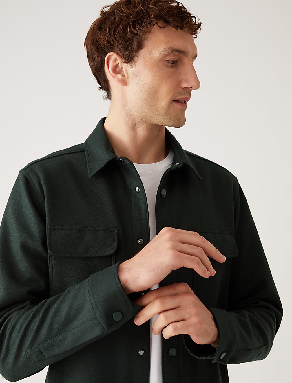 Wool Blend Overshirt