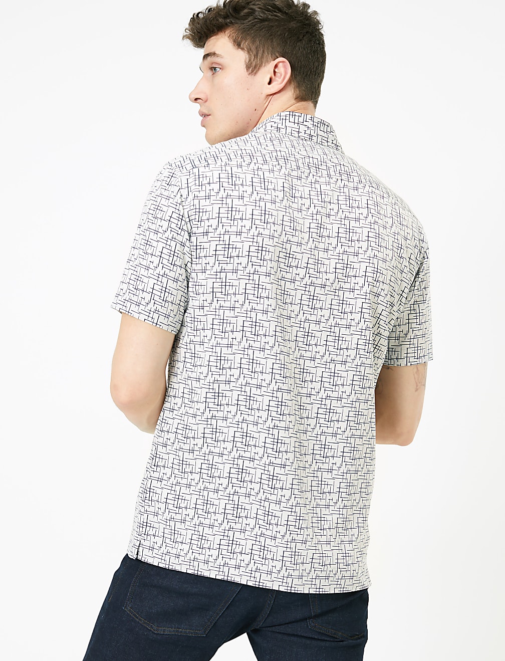 Geometric Print Shirt