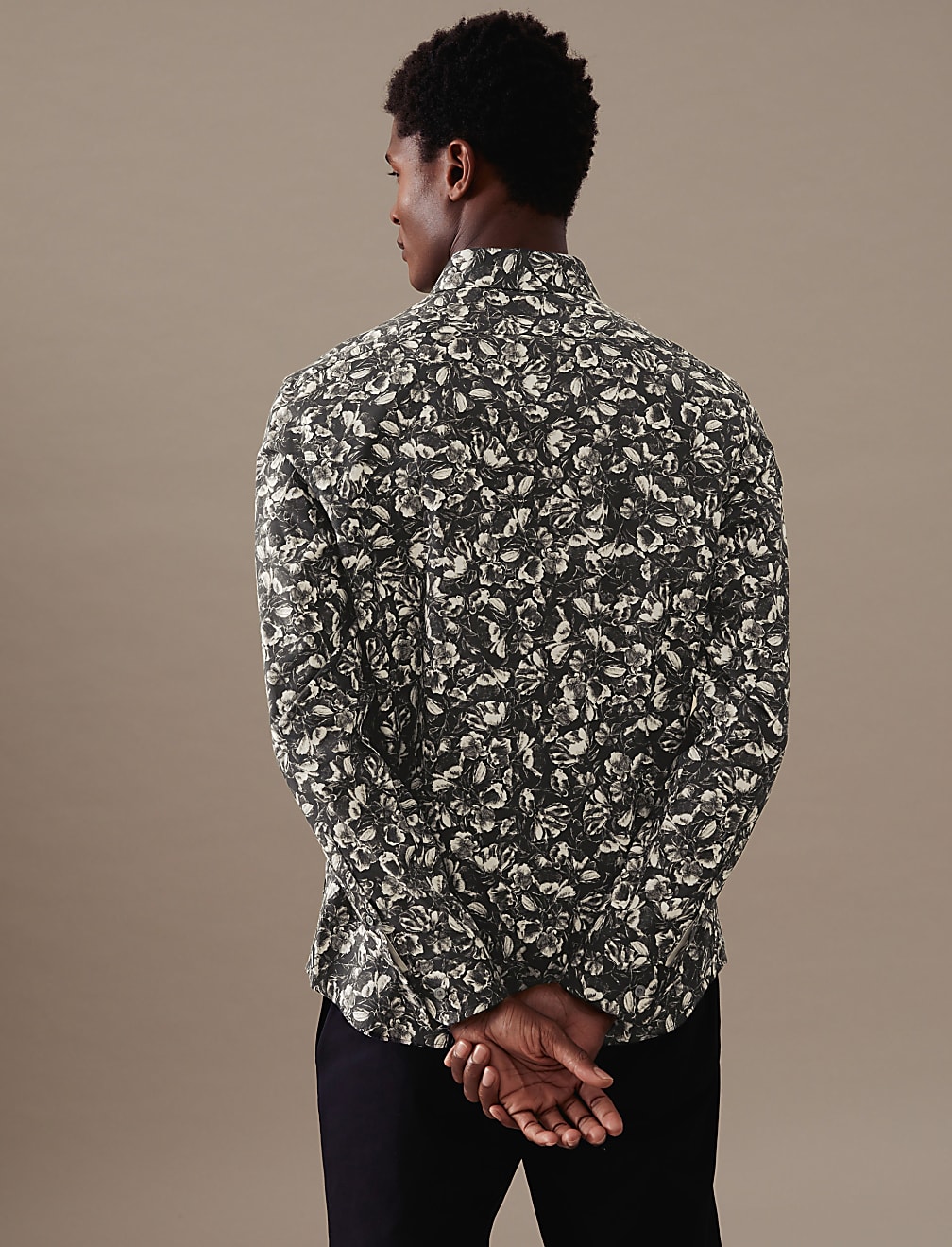Cotton Rich Floral Shirt