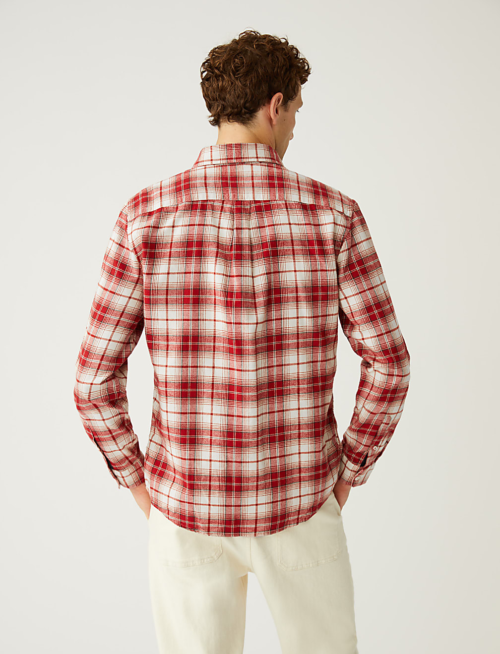 Flannel Brushed Cotton Check Shirt