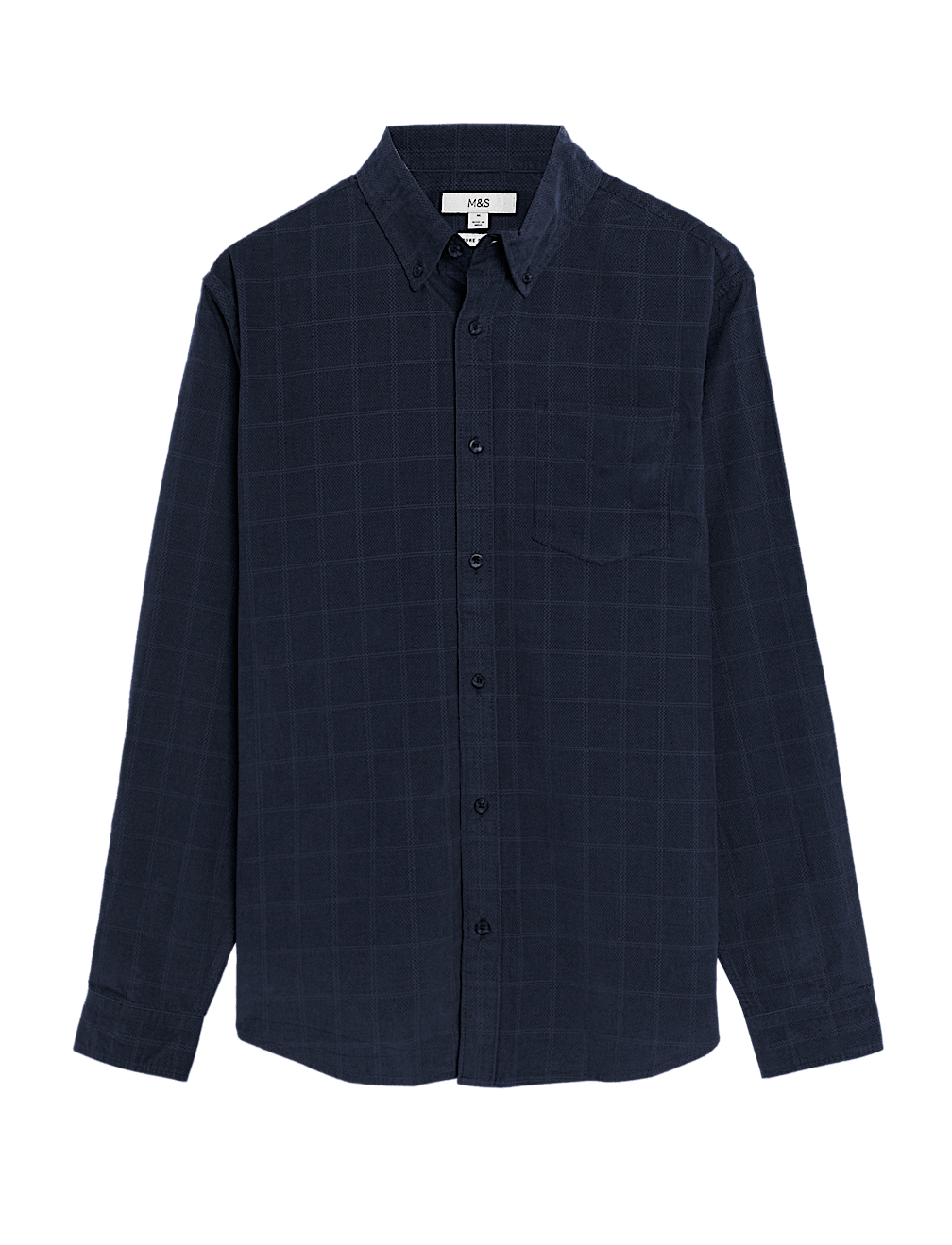 Pure Cotton Corduroy Check Shirt