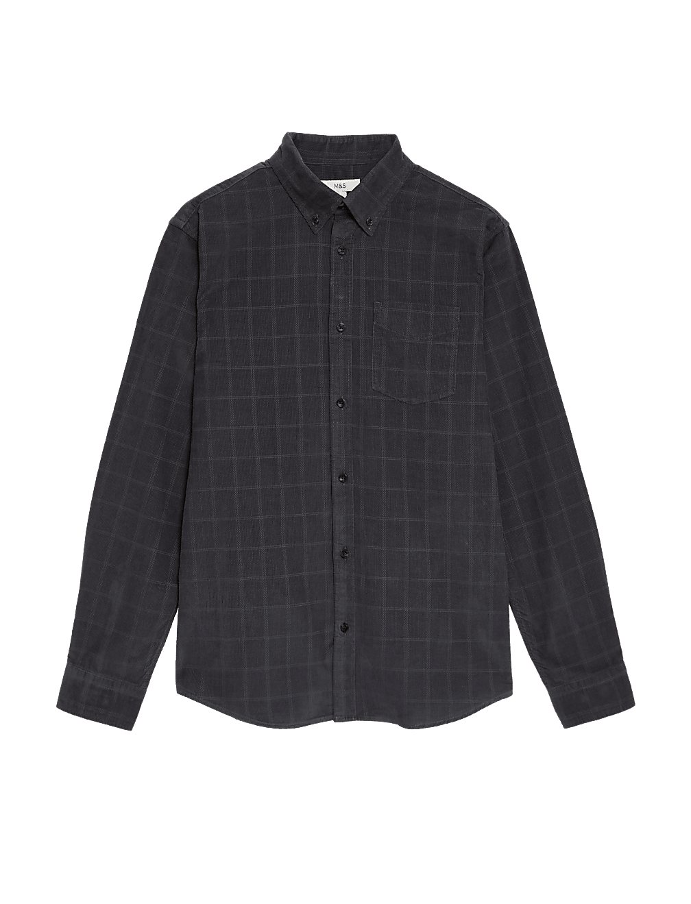 Pure Cotton Corduroy Check Shirt