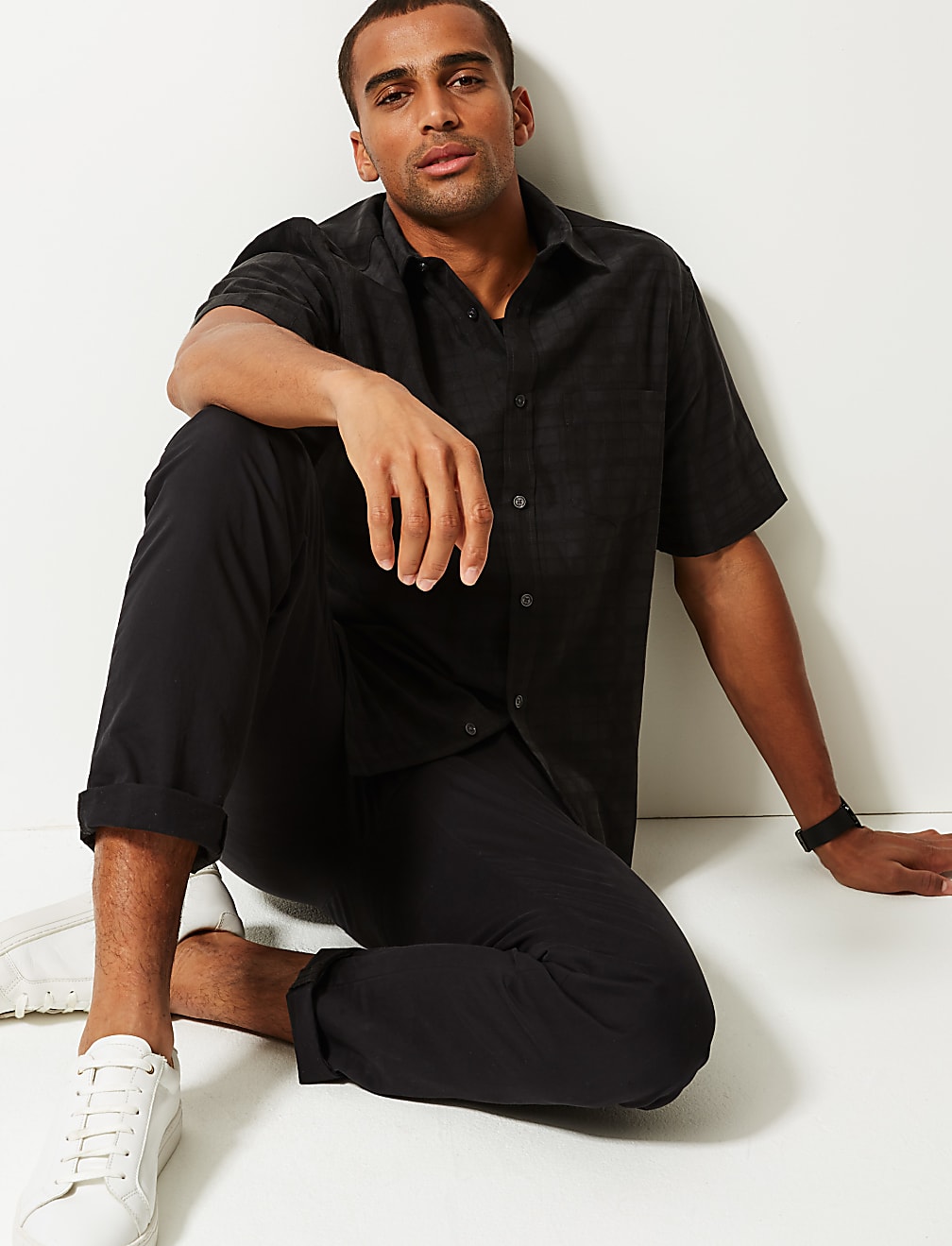 Modal Rich Textured Shirt with Pocket