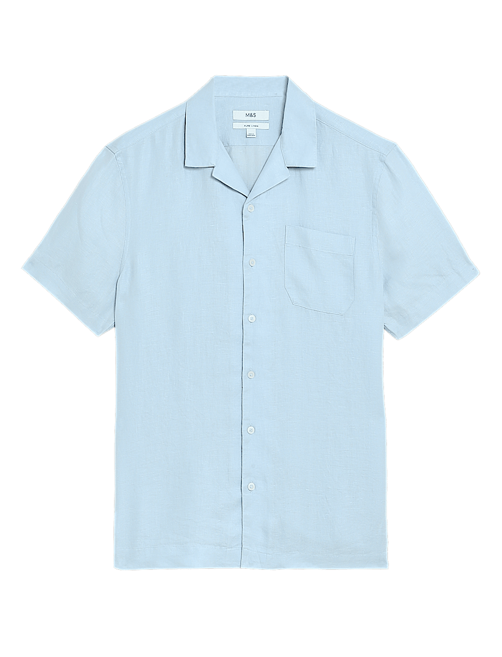 Linen Rich Cuban Collar Shirt