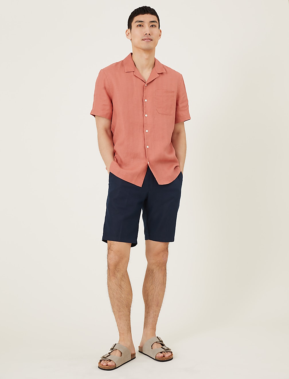 Pure Linen Revere Shirt