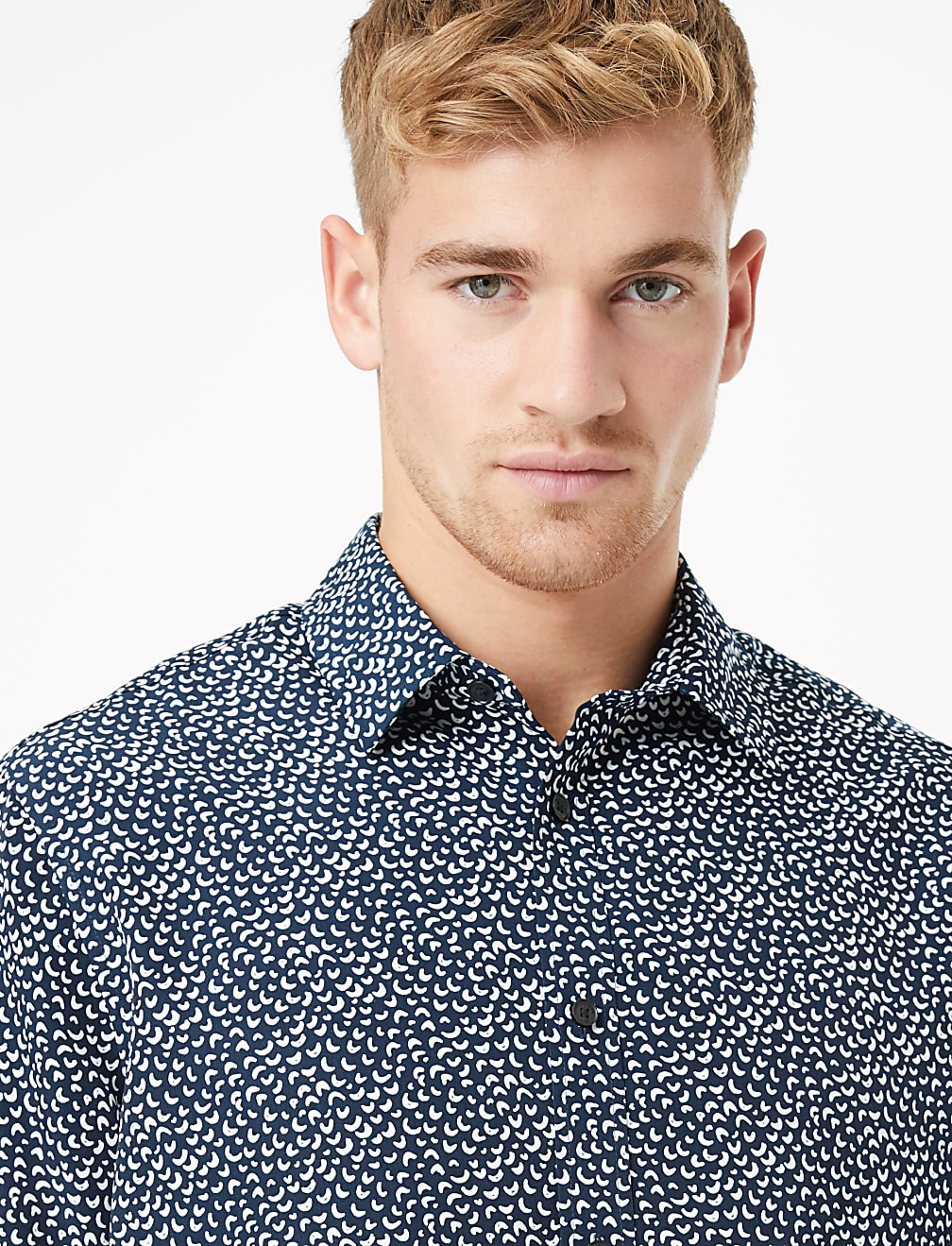 Geometric Print Relaxed Fit Shirt